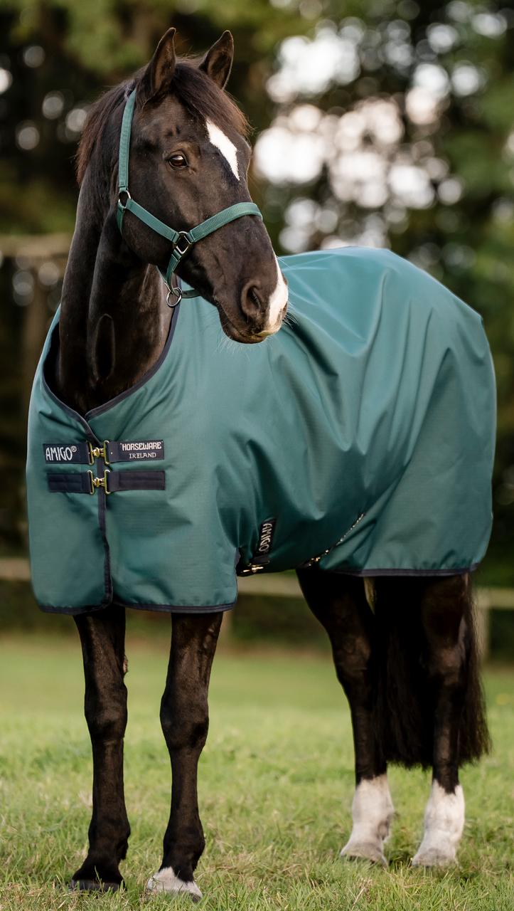 Horseware Amigo Hero 6 Lite Coperta Cavallo 0g | 140 Cm / 6'3" | Impermeabile E Traspirante Con Chiusura Doppia E Sistema Liner