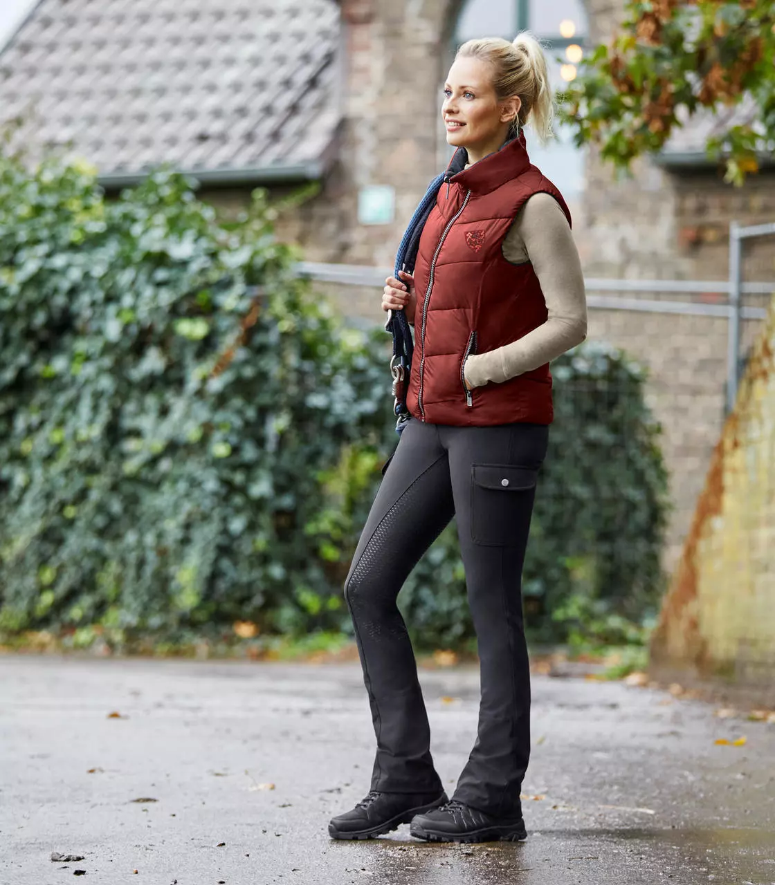 ELT Reithose Micro Jodhpur Cargo Silikon
