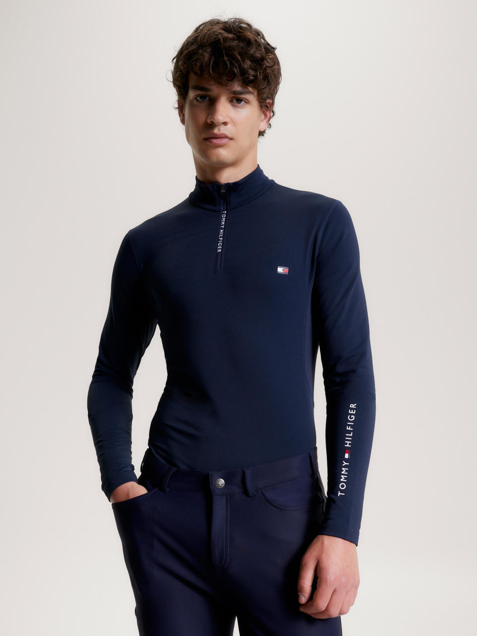 Tommy Hilfiger Uomo 1/4 ZIP Thermo Shirt