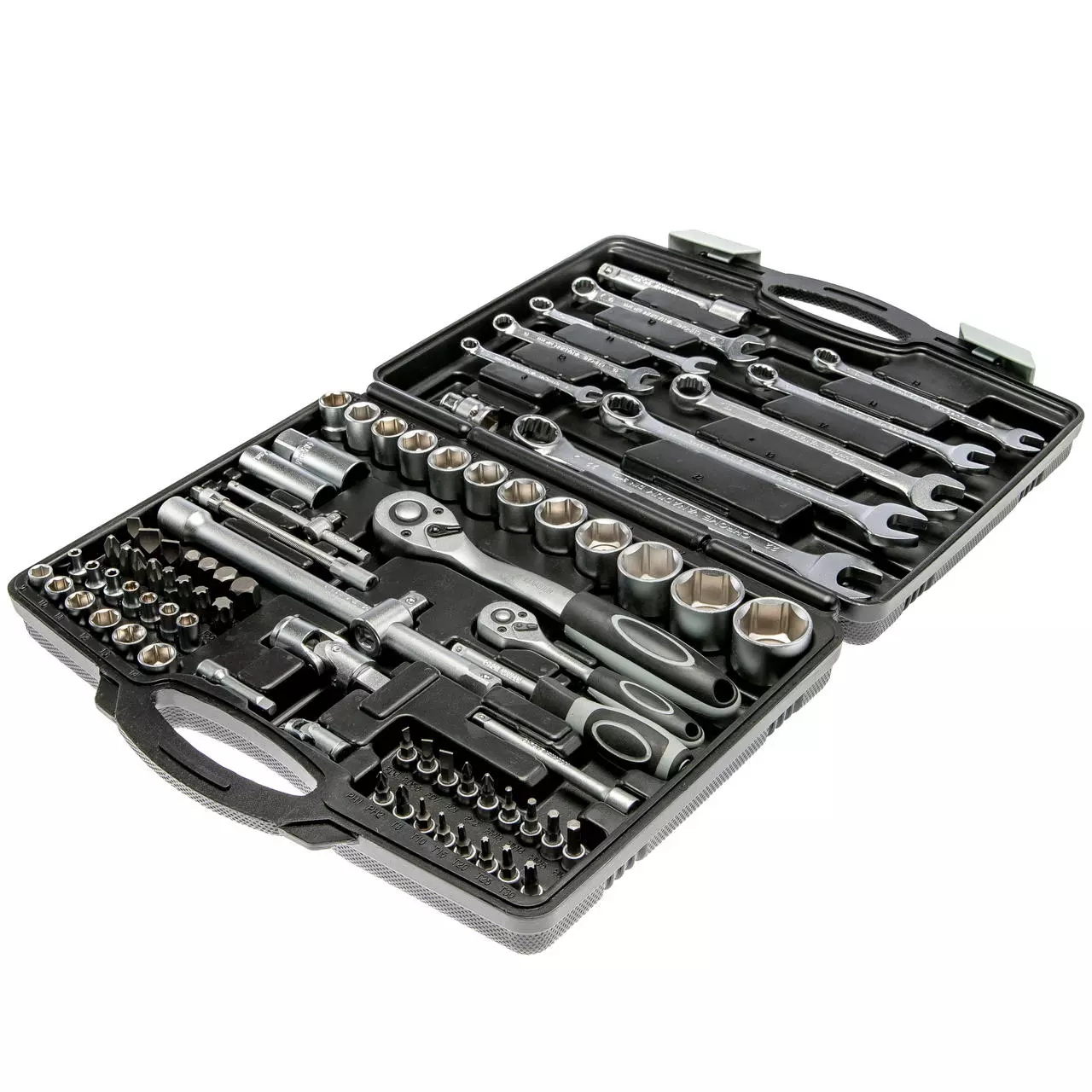 WGB 1/4+1/2" Steckschlüssel-Garnitur 82-tlg.