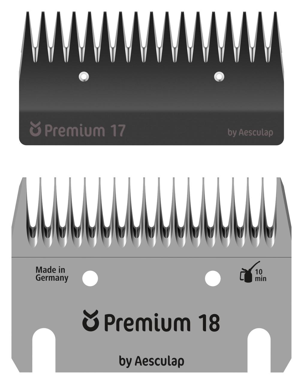 Aesculap Jeu de lames de tonte Premium Bovin 17/18