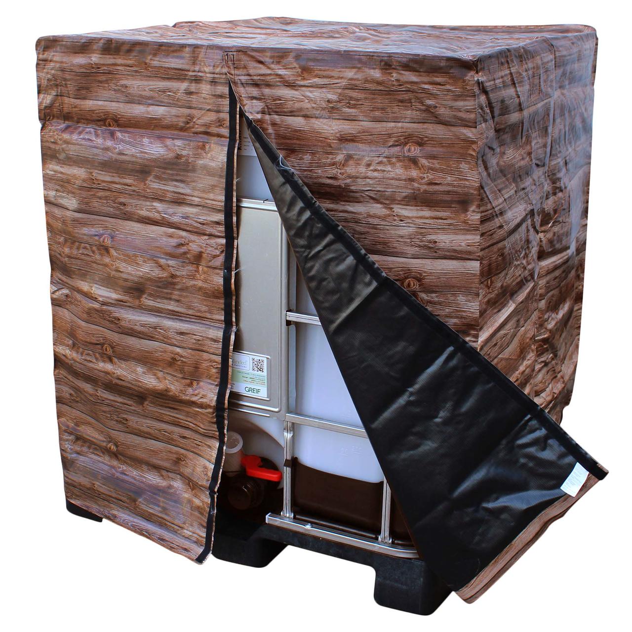 Coperchio di design Woody per IBC da 1000 litri