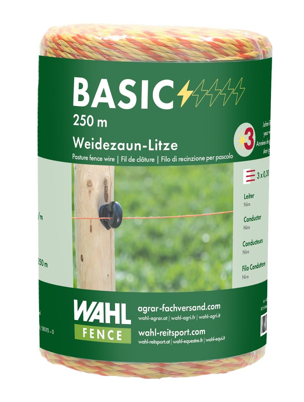 WAHL-FENCE WAHL-Hausmarke Basic - 250 m - arancione