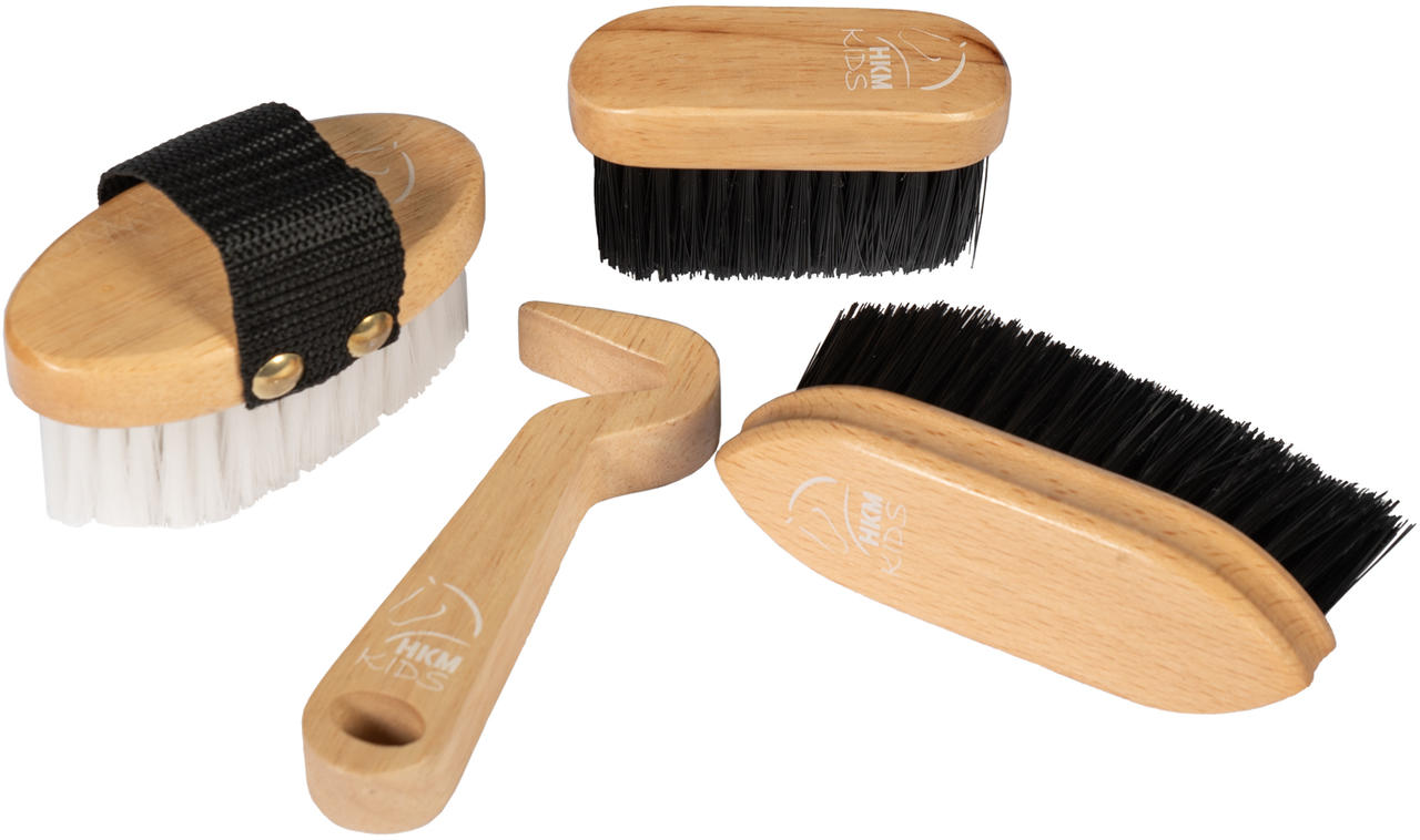 HKM Putzset Holz -Hobby Horsing-