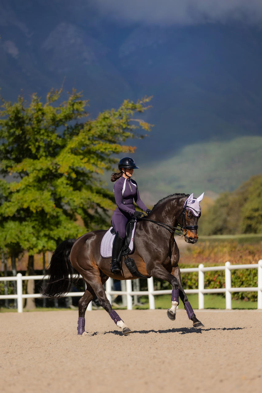 LeMieux Cuscinetto per sella da dressage in pelle scamosciata
