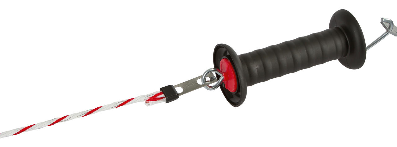 Litzclip Maniglia per cancelli con connettore per corda, 3 mm