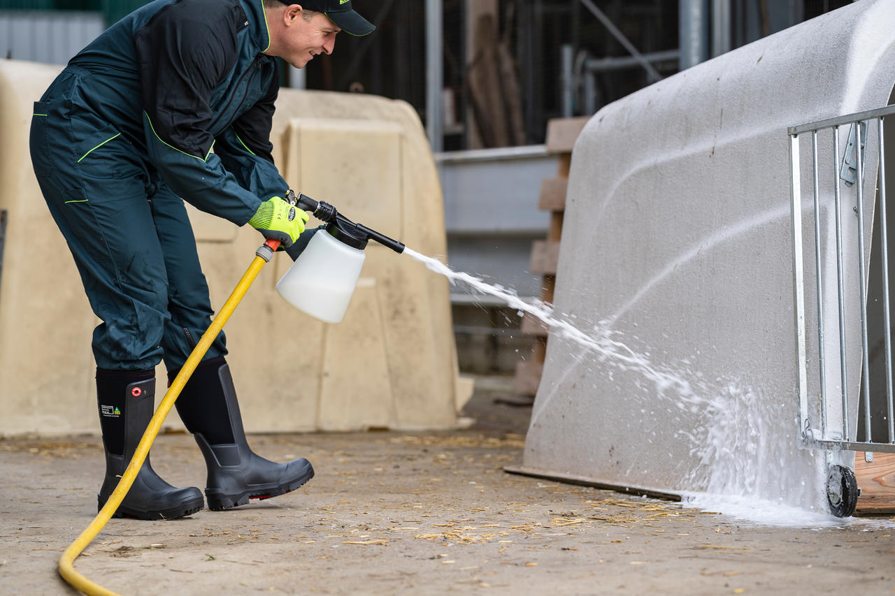 Spruzzino disinfettante - risciacquo automatico