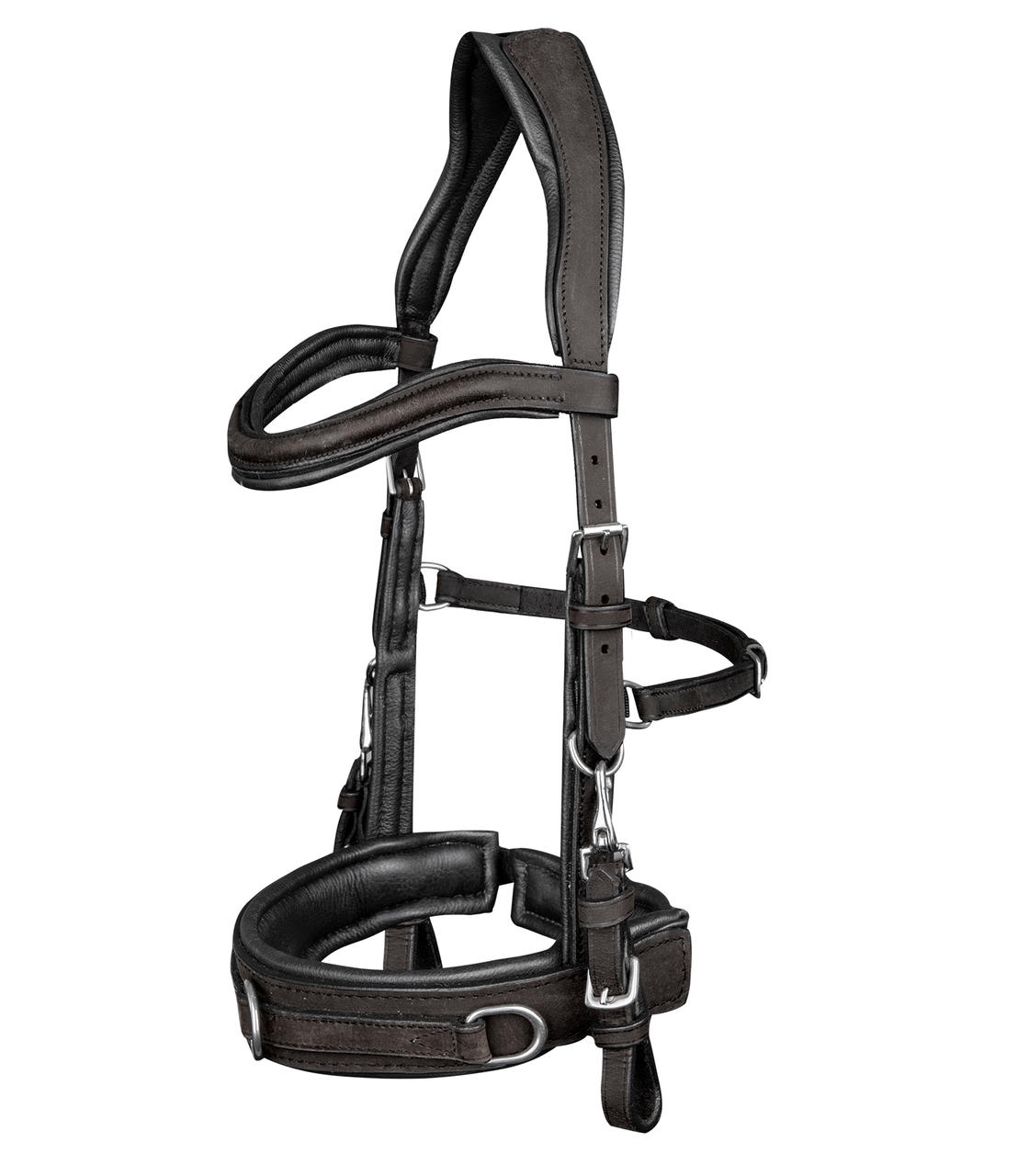 Waldhausen Lederkappzaum ANATOMIC WB schwarz