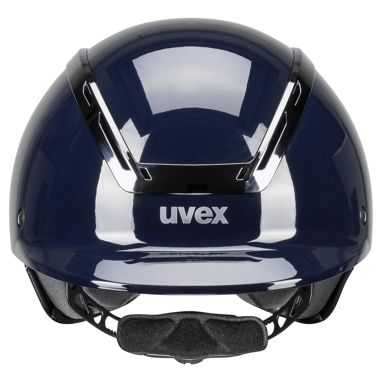 uvex Reithelm exxeed shiny chrome