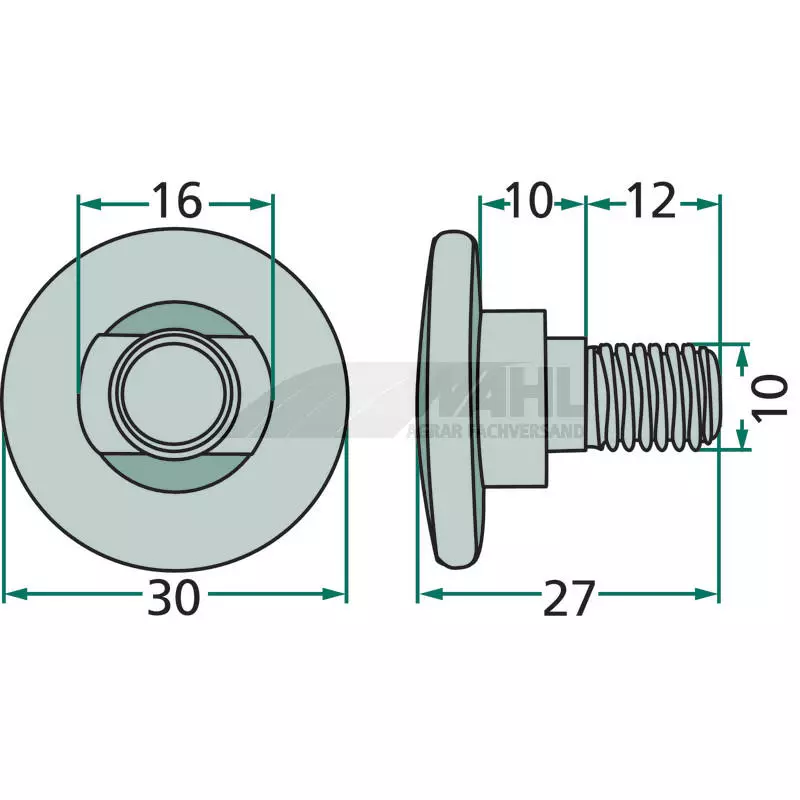 Klingenschraube Ref. 56150100, 80201047