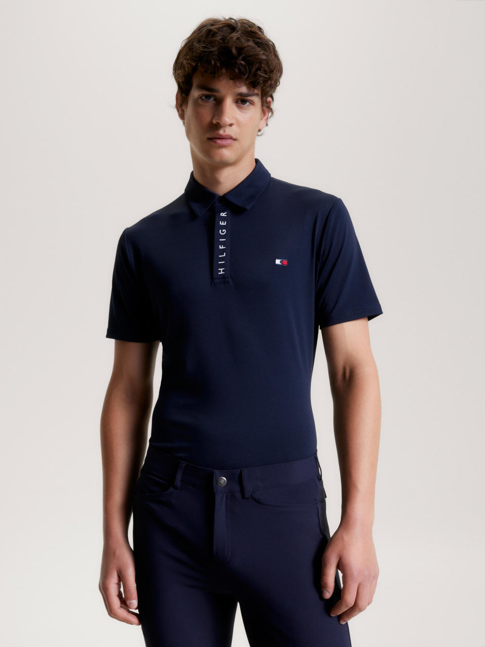 Tommy Hilfiger Polo uomo Harlem a manica corta con logo Tommy Hilfiger Polo uomo Harlem a manica corta con logo