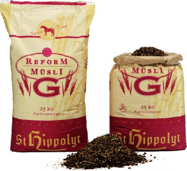 St. Hippolyt Reformmüsli G - Pferdefutter 20 kg St. Hippolyt Reformmüsli G - Pferdefutter 20 kg