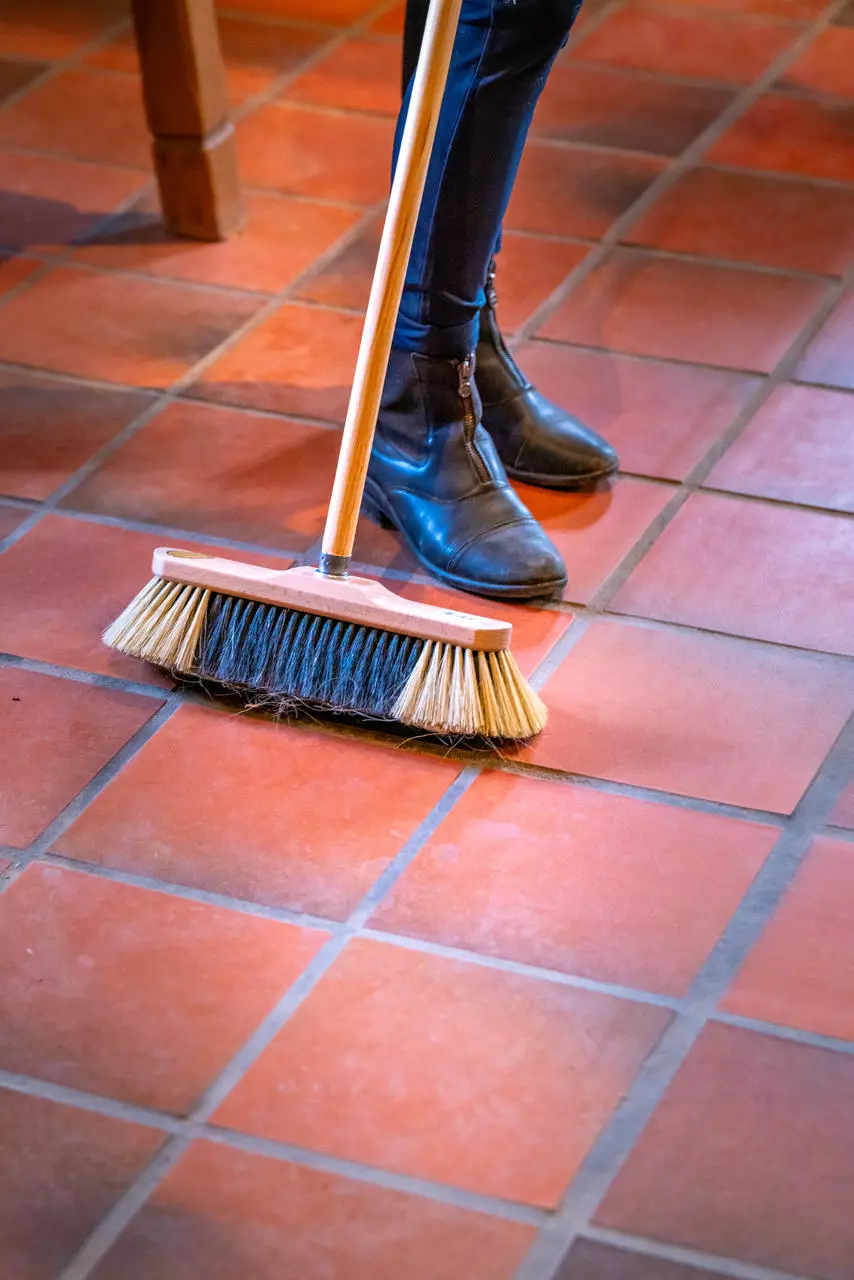WAHL-Hausmarke STUBENBESEN natur 28 cm, Gewindeansatz
