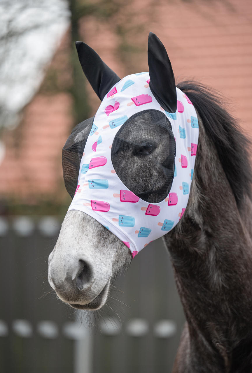 HKM Fliegenschutzmaske -Ice Cream-