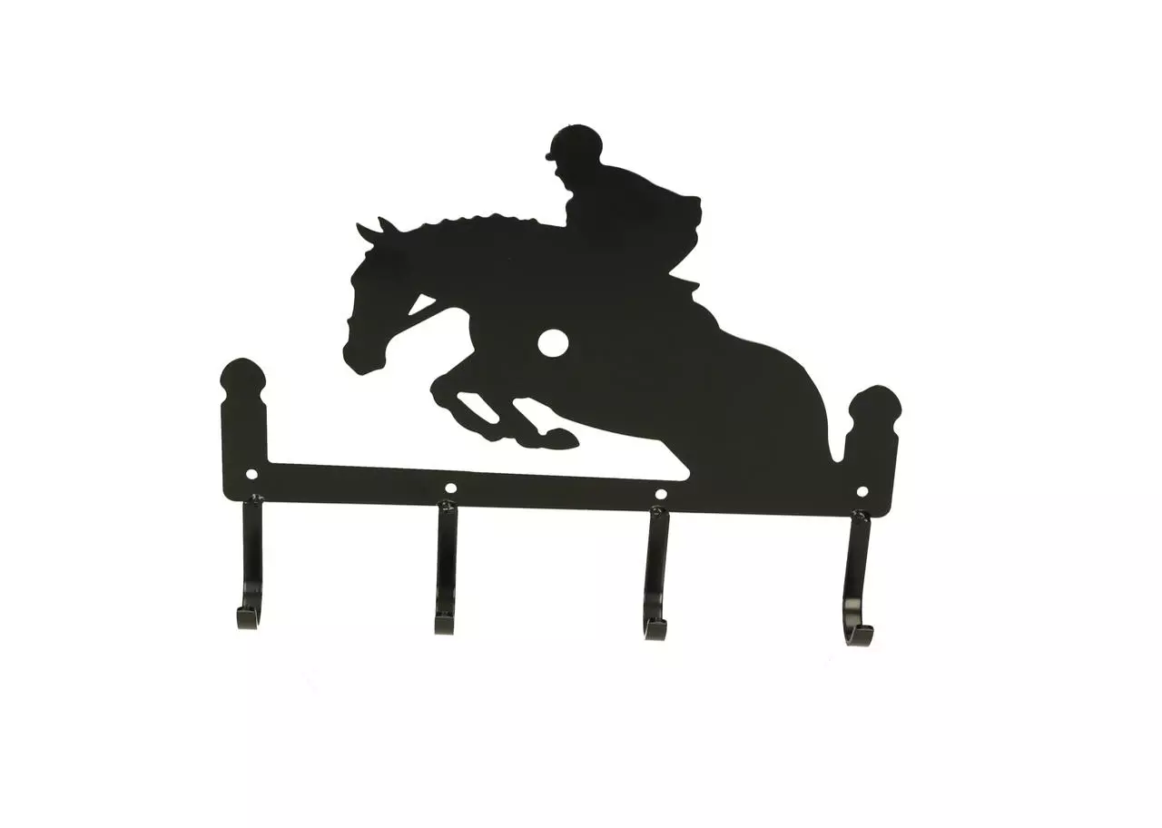 Schlüsselbrett Springreiter