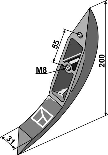 Gülle-Schleppschuh passend zu Bomech