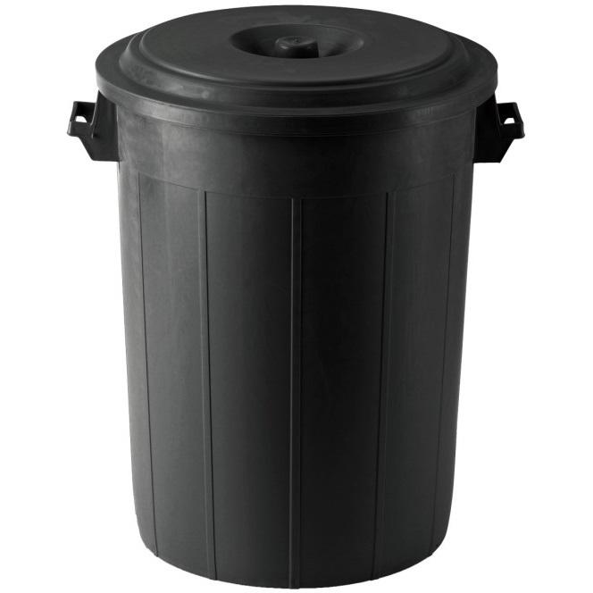 Kerbl Cestino per mangimi con coperchio - 70 litri