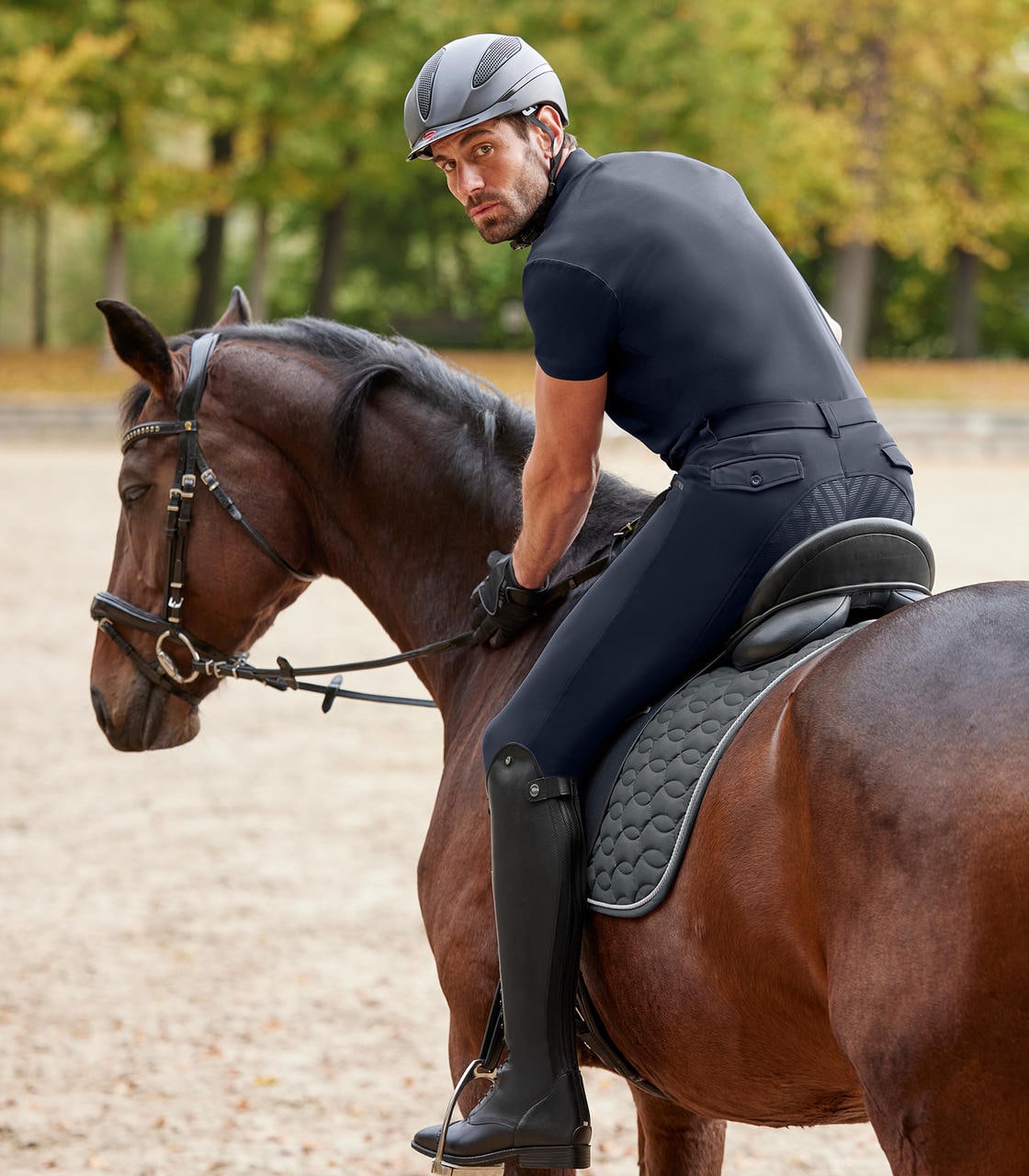 ELT Pantaloni da equitazione Marc con grip in silicone, uomo