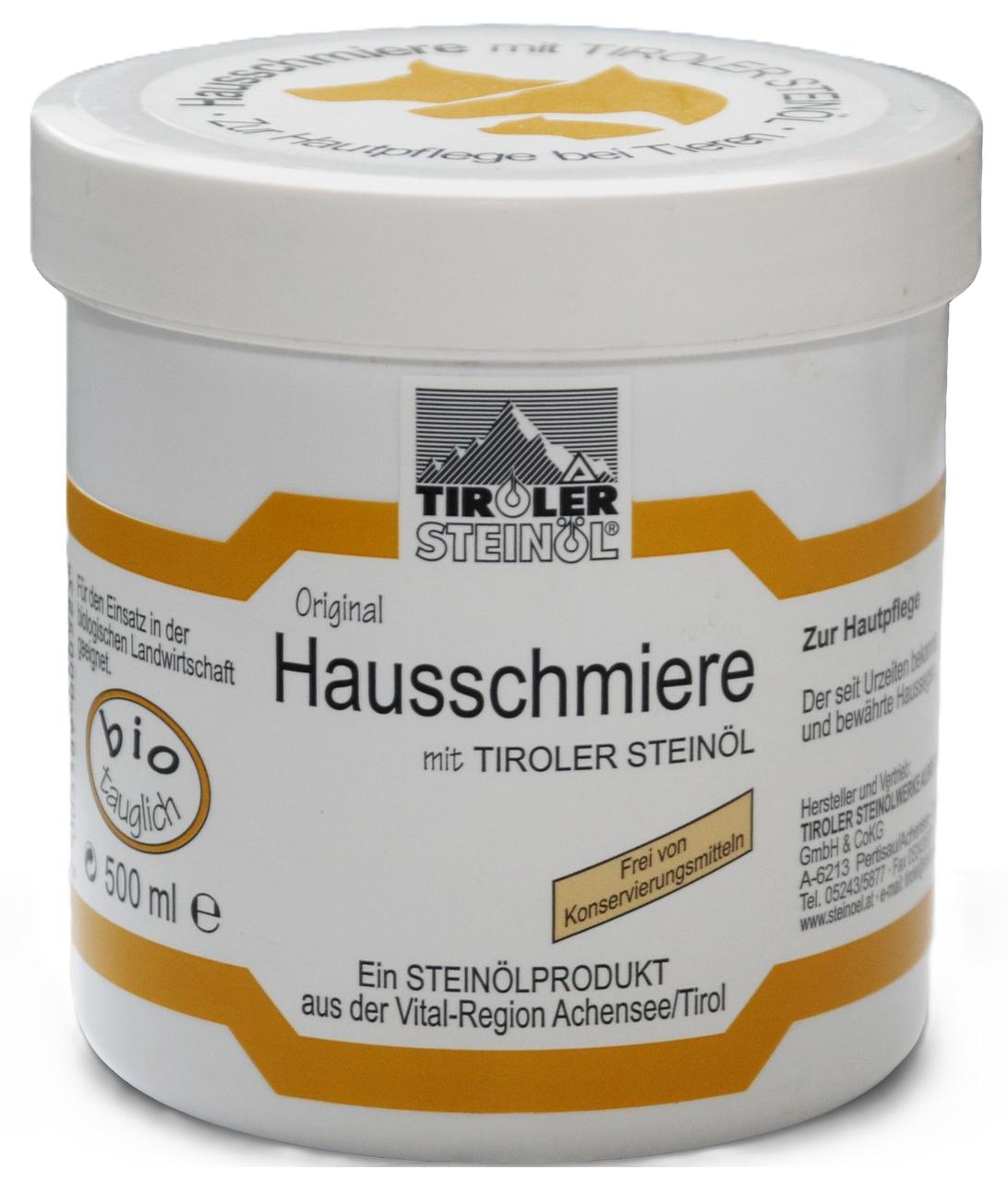 Tiroler Steinöl - Hausschmiere 500 ml Tiroler Steinöl - Hausschmiere 500 ml