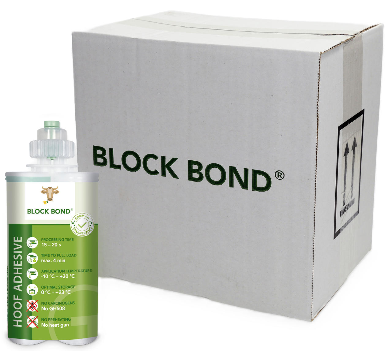 BLOCK BOND Urethan-Kleber 200ml Kartusche, 10 Stück