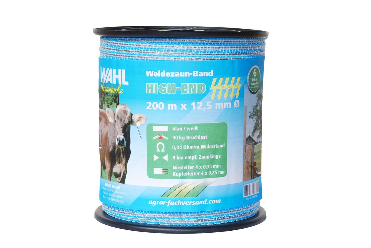 WAHL-FENCE Weidezaunband - HIGH END - 12,5mm / 200m