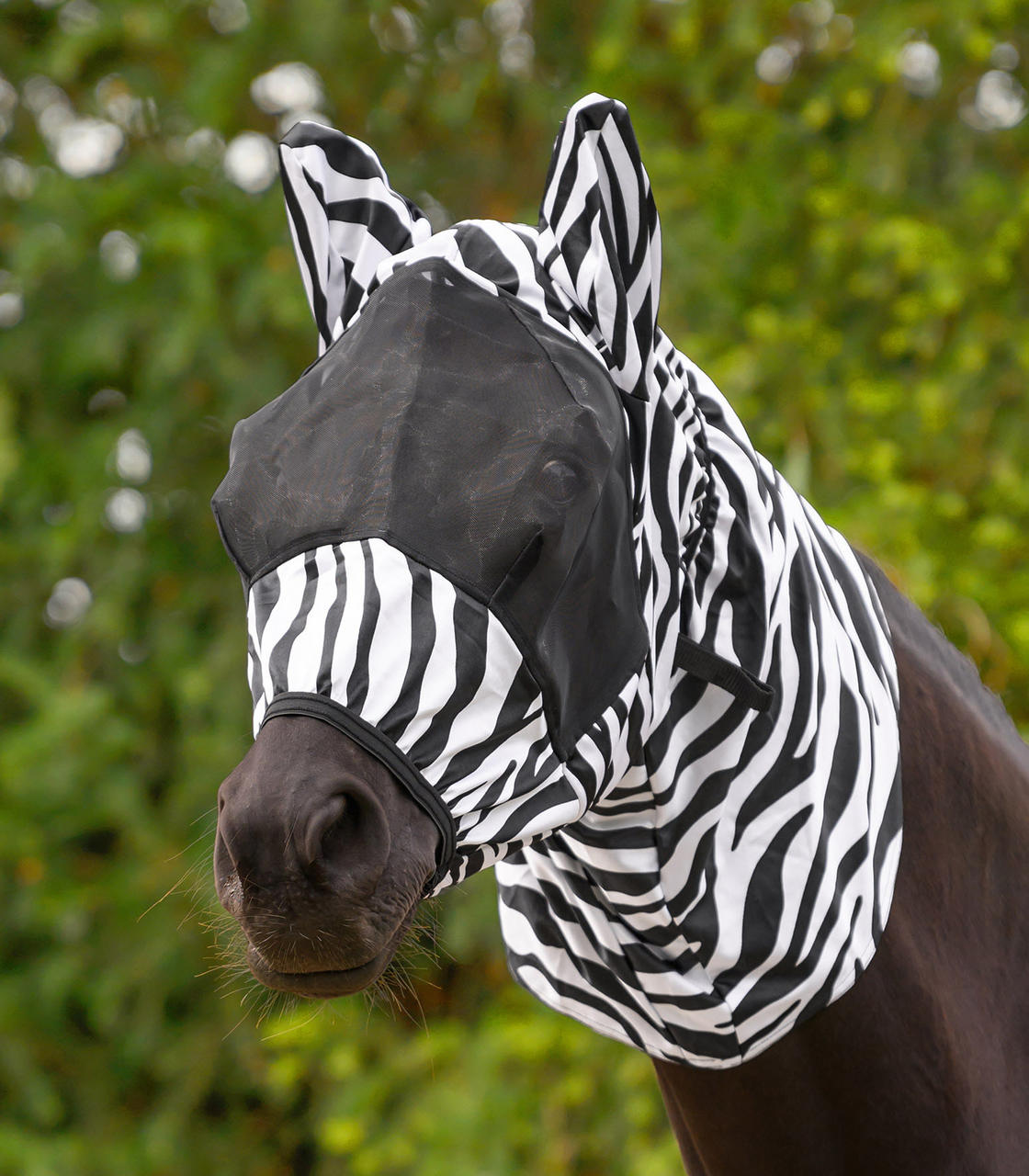 Waldhausen Maschera antimosche anti-eczema Zebra