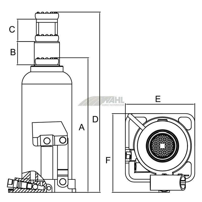 GRANIT Wagenheber hydraulisch