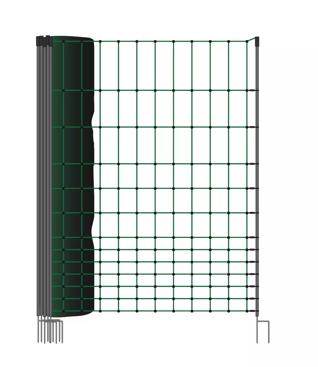 WAHL-FENCE Hühnerzaun 110 cm / 25m elektrifizierbar