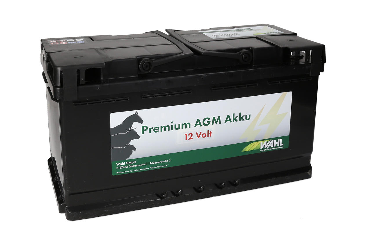 WAHL-FENCE Batteria AGM 12 V – Premium, 110 Ah