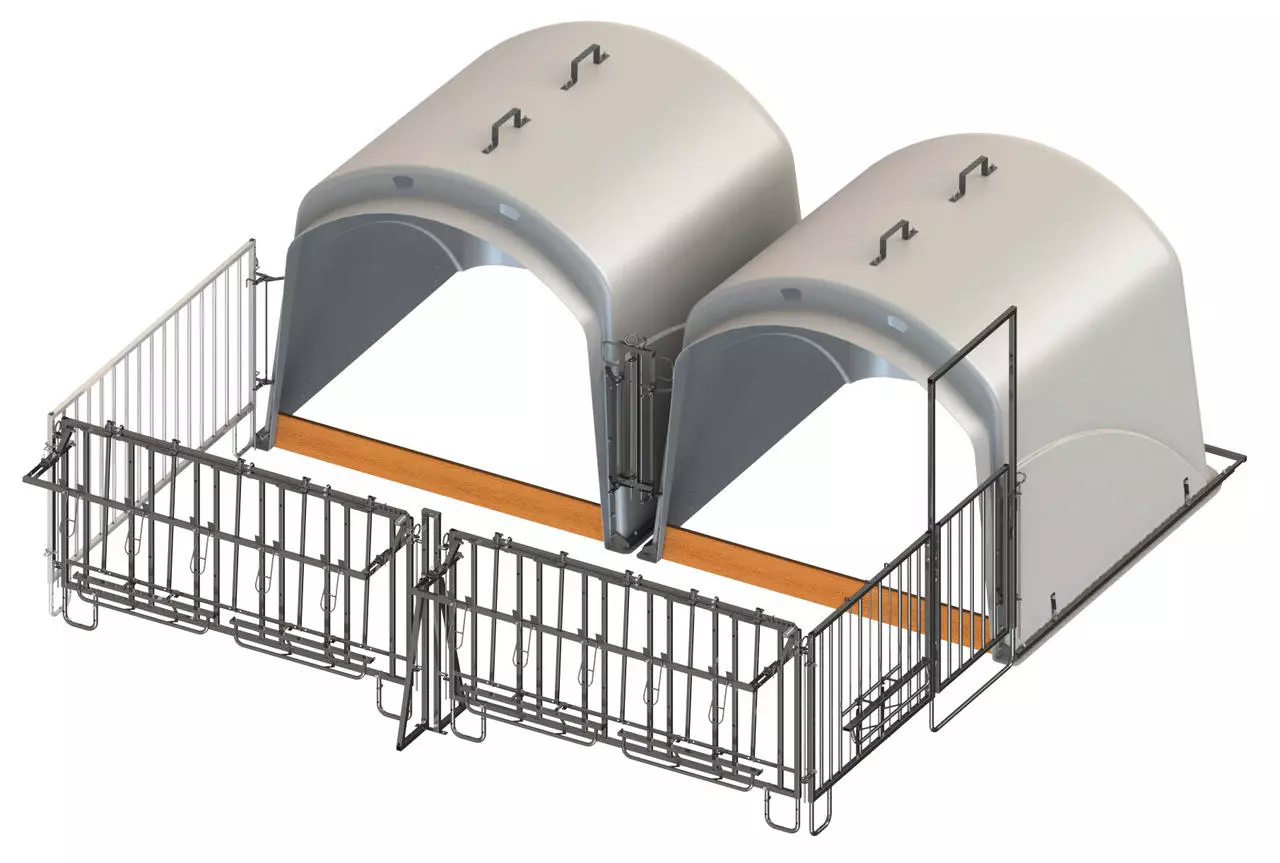 Kerbl CalfHouse Premium XL mit Umzäunung Kerbl CalfHouse Premium XL mit Umzäunung