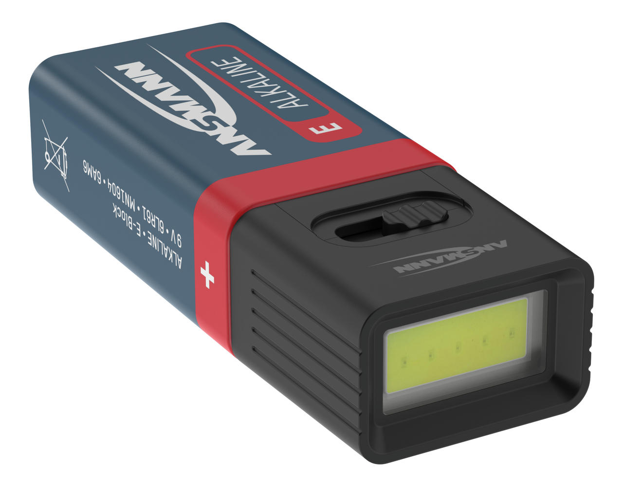 Ansmann Mini-LED-Leuchte mit 9V Batterie