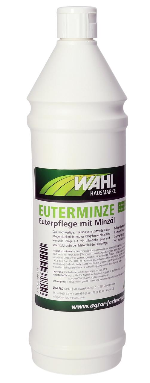 WAHL-Hausmarke Euterminze - versch. Größen 1000 ml - Standflasche