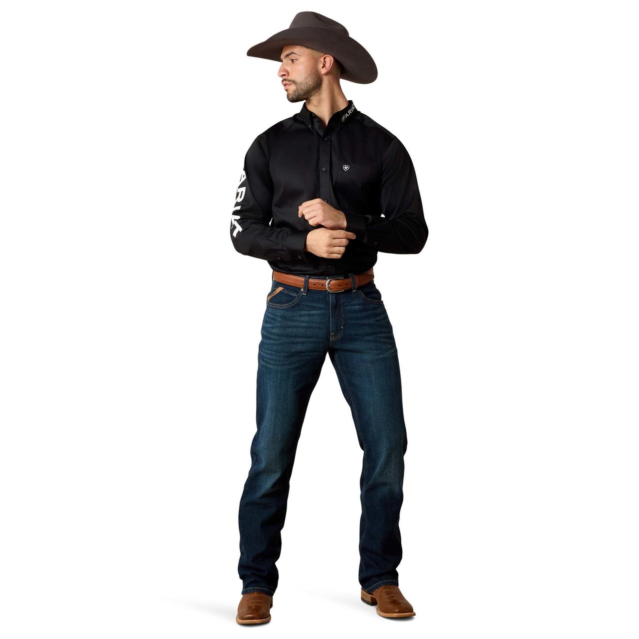 ARIAT Team Logo Twill Fitted Shirt