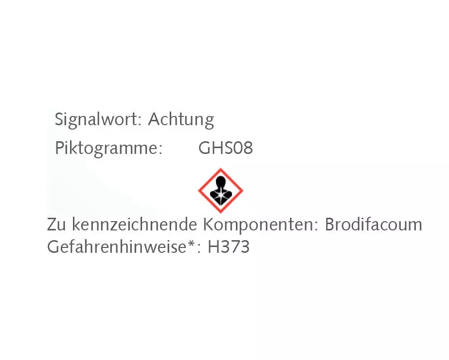 Frunol Delicia Ratron Weizenköder - 29 ppm -3 kg Eimer