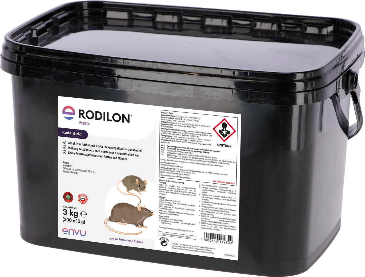 envu Rodilon® Forte - 3 kg (300 x 10 g) envu Rodilon® Forte - 3 kg (300 x 10 g)