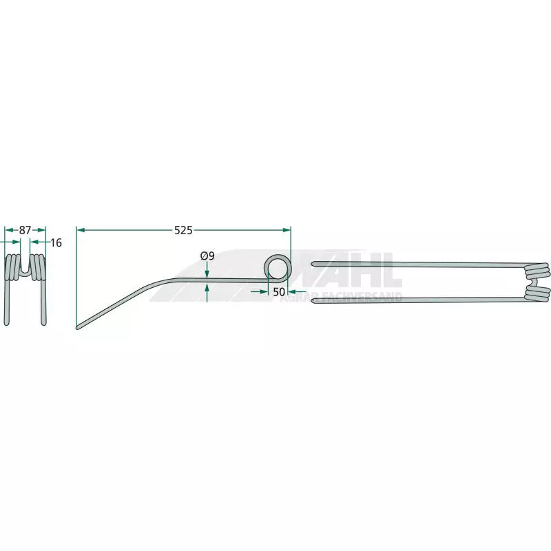 Schwaderzinken 525x87mm