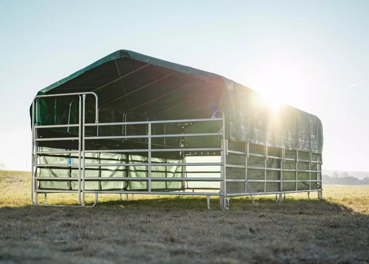 WAHL-FENCE Panel-Zelt 3,6 x 3,0 m - mit Front-Panel