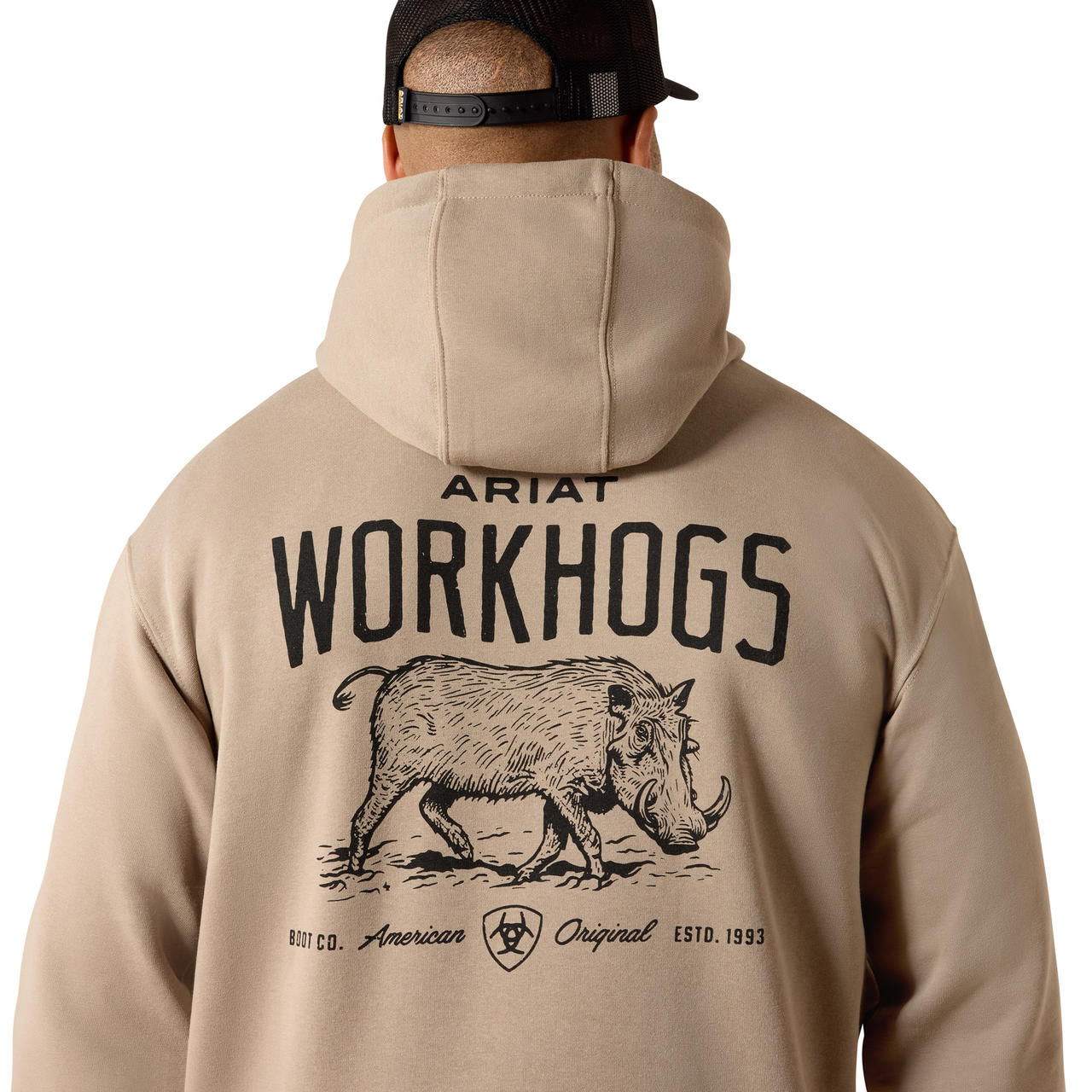 ARIAT Felpa con cappuccio Rebar Lightweight Workhog