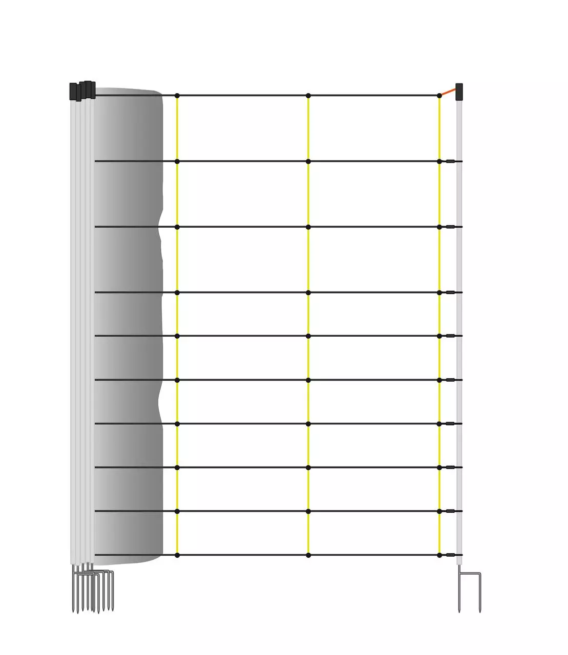Horizont Livestock Netz 105 cm, 50m