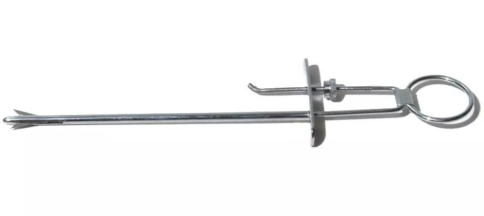 Kerbl Zitzenöffner vernickelt, 18cm lang