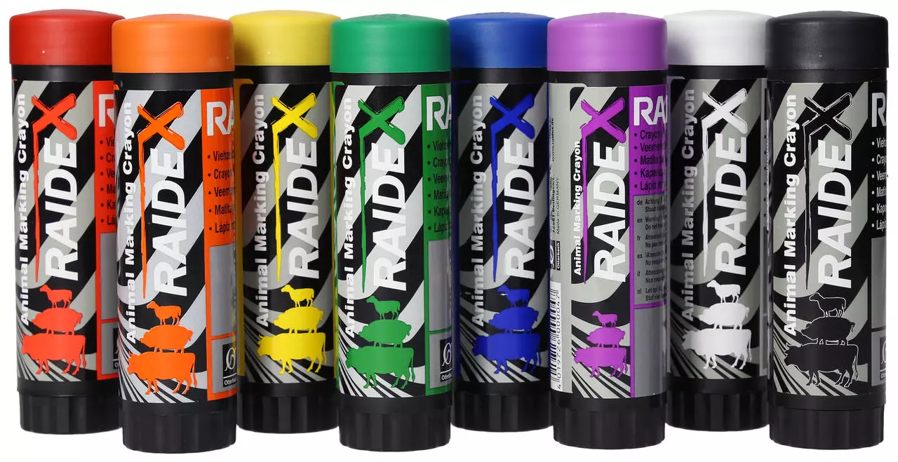 Raidex Viehzeichenstift, farbig Raidex Viehzeichenstift, farbig