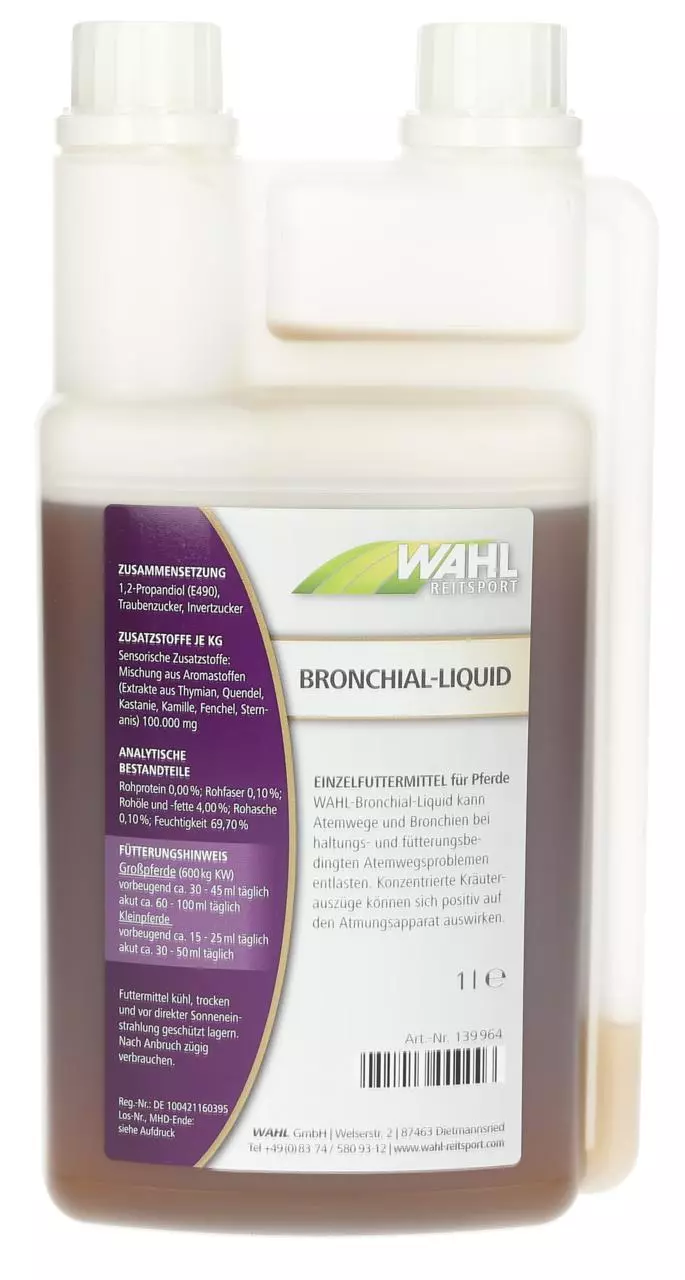 WAHL-Hausmarke Bronchial-Liquid 1 Liter