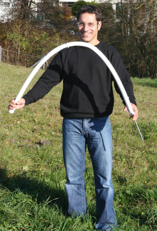 AKO Kunststoffpfahl TITAN 110cm, weiß - 5 ST