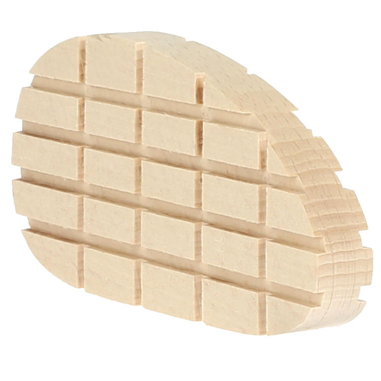 Holzklotz XL flach - 130 mm x 14 mm