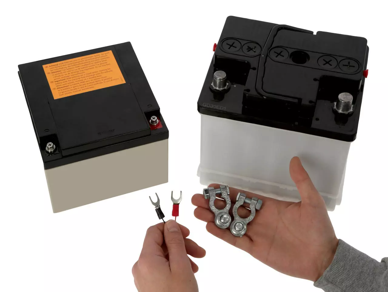 AKO Anschlusskabel f.Auto-/Weidezaunbatterie