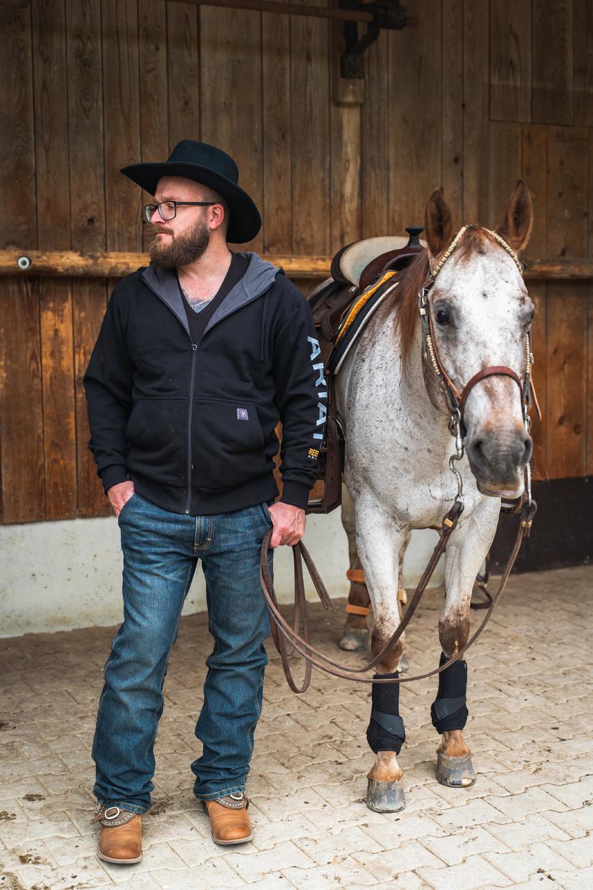 ARIAT Felpa con cappuccio con zip integrale Rebar All-Weather