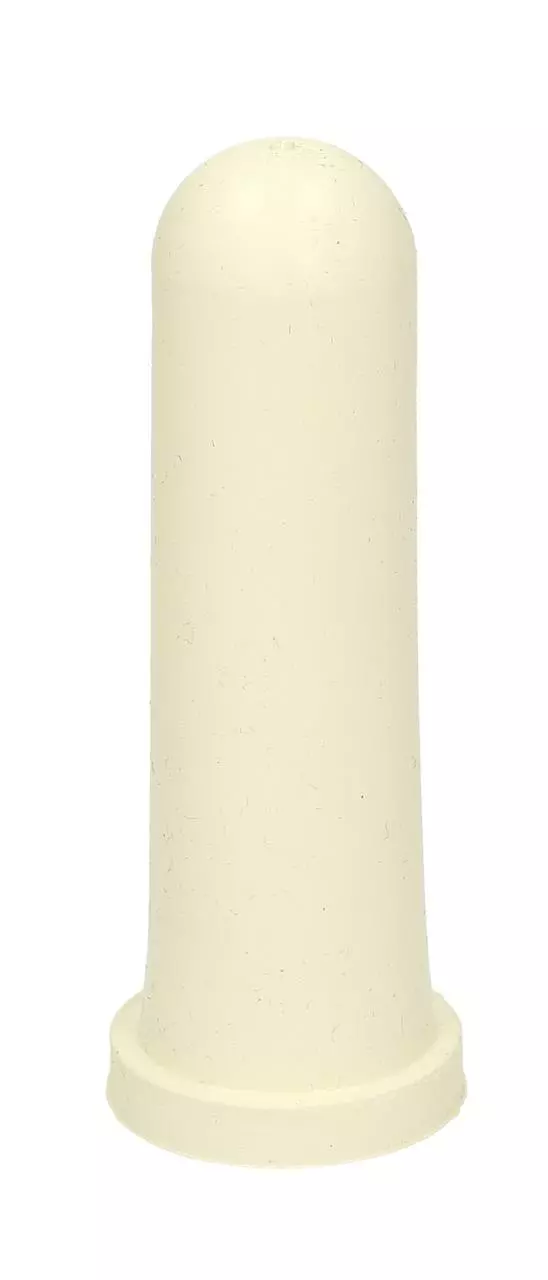 Hiko Kälberzapfen 100mm - weiß, kurz, konisch