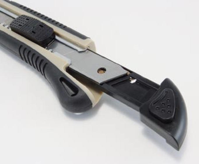 Coltello da taglio nero/grigio