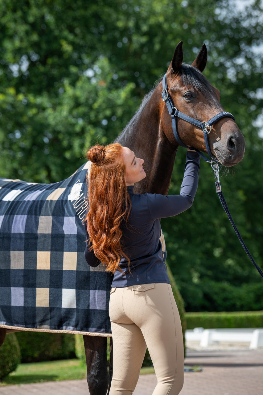 Eskadron Abschwitzdecke FLEECE CHECK
