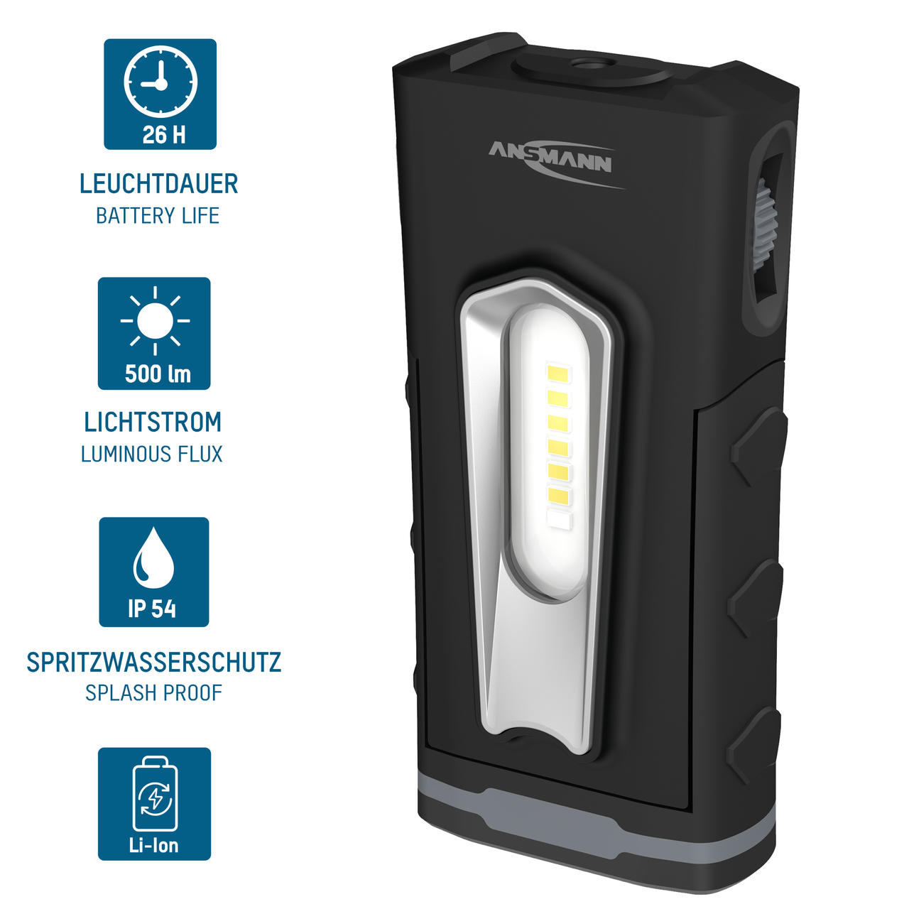 Ansmann Lampada da lavoro Worklight Pocket